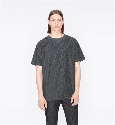 dior oblique motif t shirt